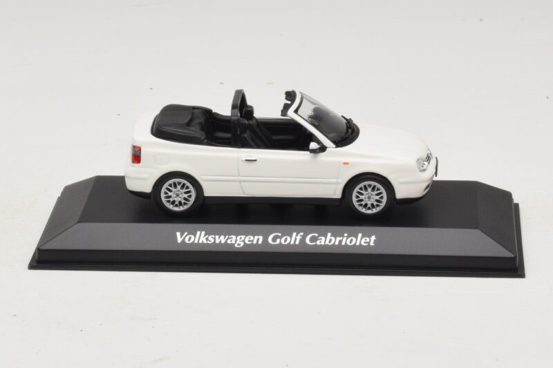 Volkswagen Golf Mk4 Cabriolet Weiß Maxichamps 1:43 940058330 Druckguss
