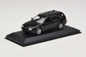 Volkswagen Golf Mk4 Variant Sport Highline BBS Edition Schwarz Ersatzkarton Minichamps 1:43 GOLF008-R1 Druckguss — Bild 2 von 5