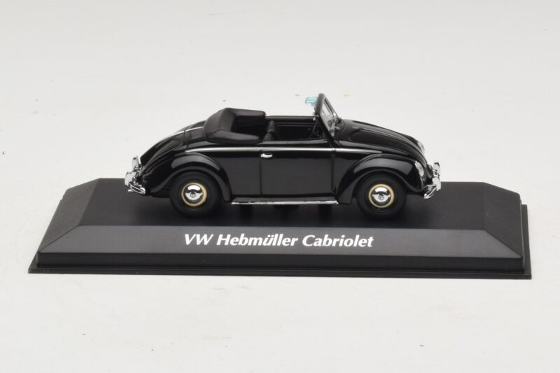 Volkswagen Hebmuller Cabriolet Schwarz Maxichamps 1:43 940052130 Druckguss