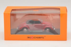 Volkswagen Hebmuller Cabriolet Rot Maxichamps 1:43 940052131 Druckguss — Bild 5 von 5