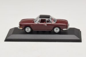 Volkswagen Karmann Ghia Rot Mit Schwarzem Dach Minichamps 1:43 GHIA002 Druckguss