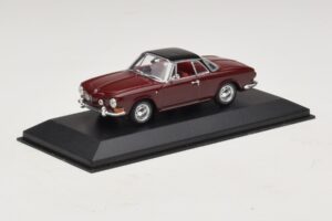 Volkswagen Karmann Ghia Rot Mit Schwarzem Dach Minichamps 1:43 GHIA002 Druckguss — Bild 2 von 5