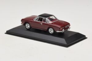 Volkswagen Karmann Ghia Rot Mit Schwarzem Dach Minichamps 1:43 GHIA002 Druckguss — Bild 3 von 5
