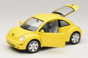 Volkswagen New Beetle A4 Gelb Bburago 1:18 3302 Druckguss — Bild 2 von 8